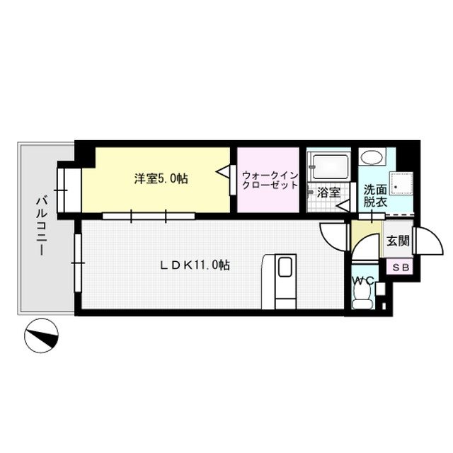 サンパーク板付 間取り図