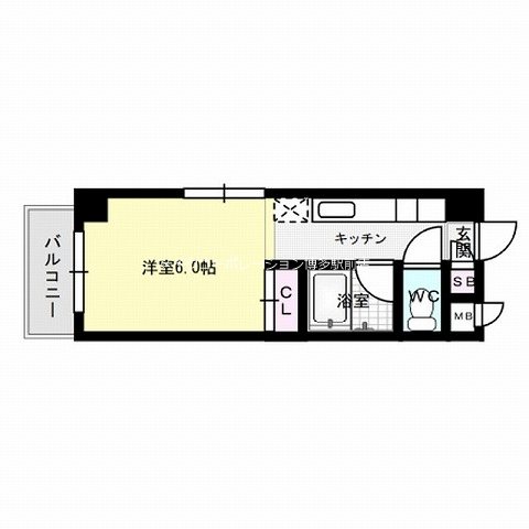 プレミール博多 間取り