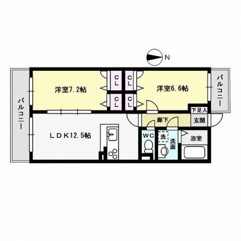 グリーンパルク原 間取り