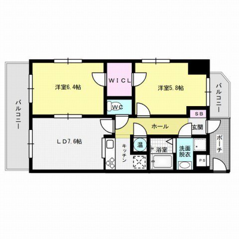 グラシア大濠 間取り