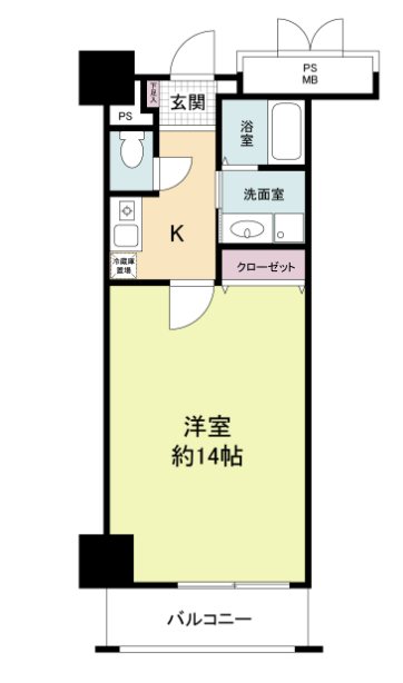 フォレステージュ天神 間取り