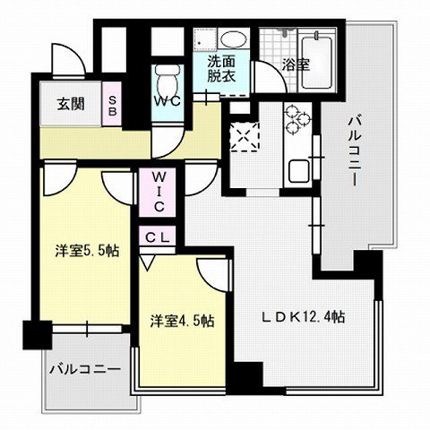 アメックス姪浜ステーションタワー  間取り