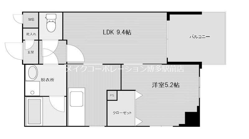 ニューガイアリルーム港№72 間取り