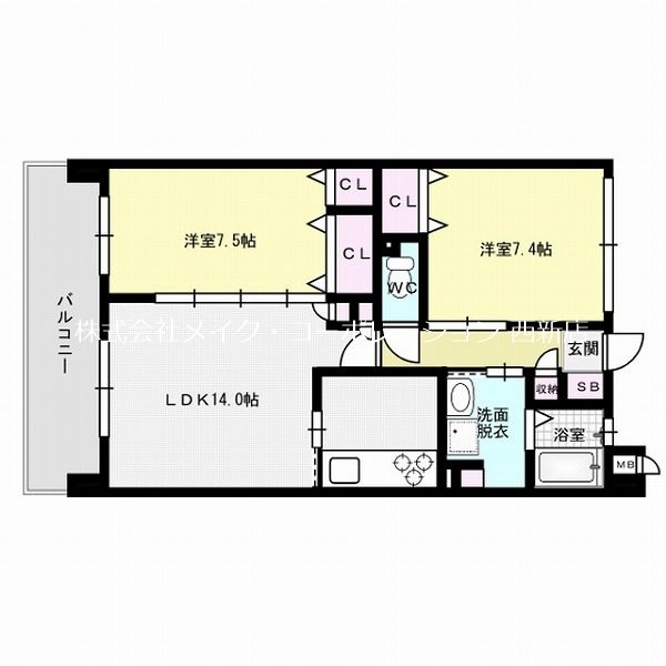 プレステージⅢ 間取り