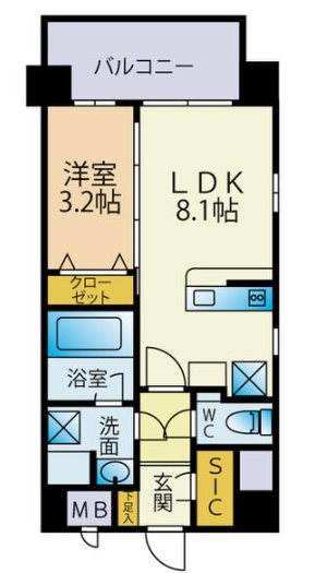 フォレスト別府 間取り