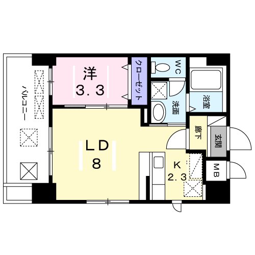 ボヌール高砂 間取り