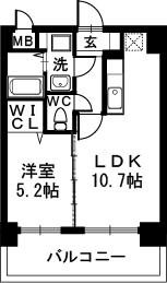 サザンコート博多駅前 間取り