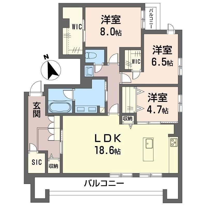 プレミアス城西 間取り
