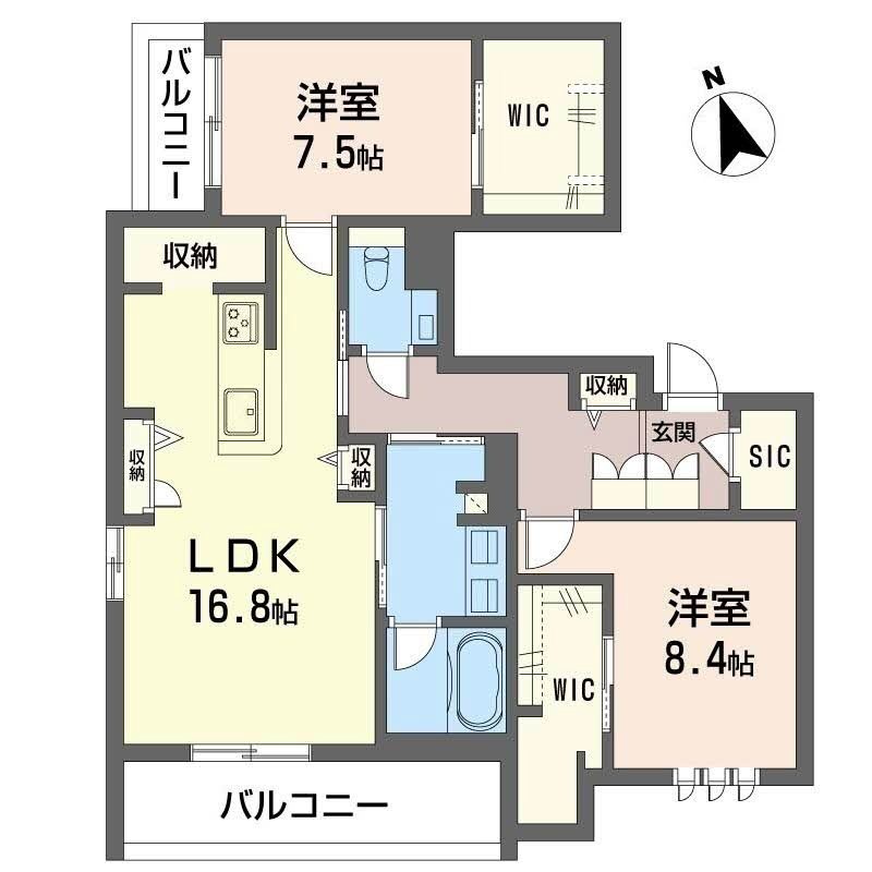プレミアス城西 間取り