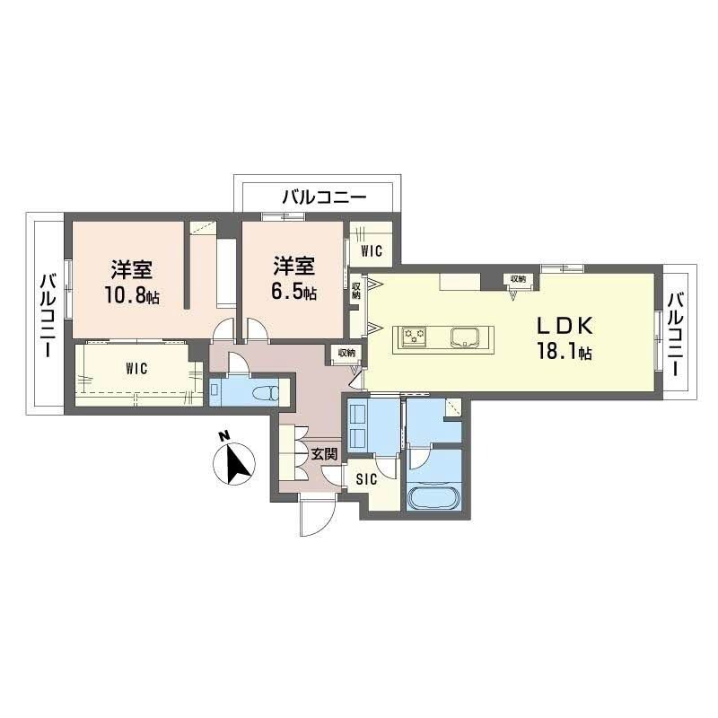 プレミアス城西 間取り