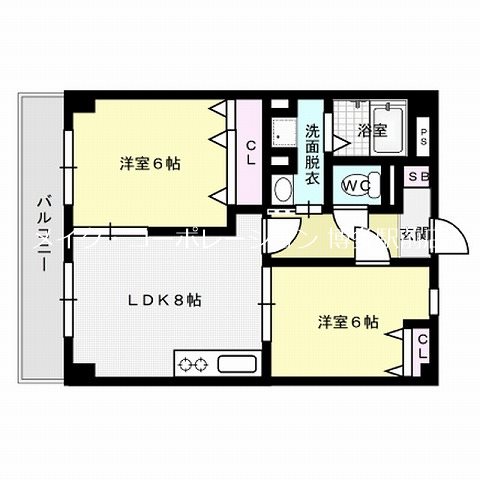 ディアコート美野島 間取り