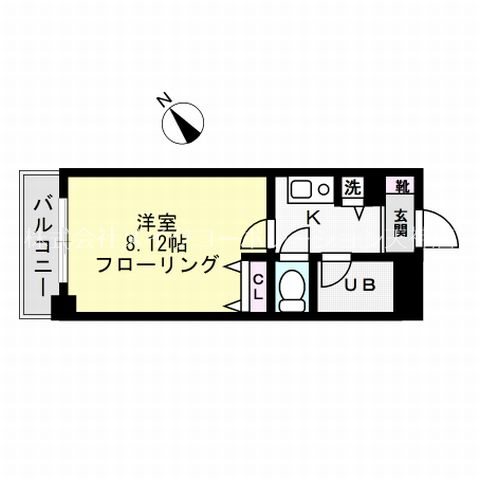 フェリチータ渡辺通り 間取り