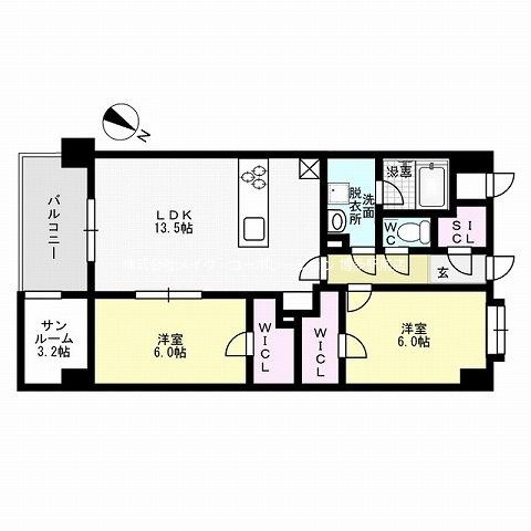 モンレーヴ博多駅南  間取り