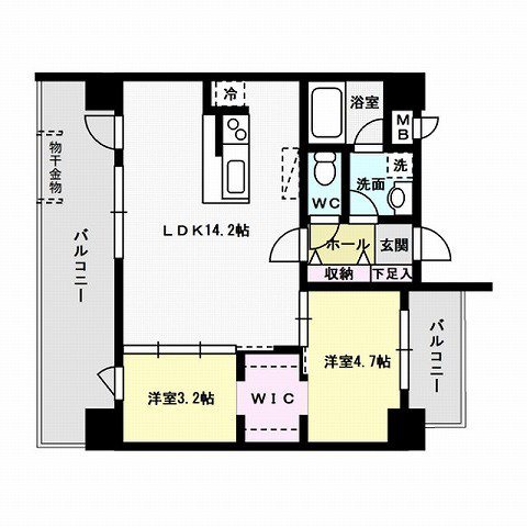 ネストピア博多グランドステージ  間取り