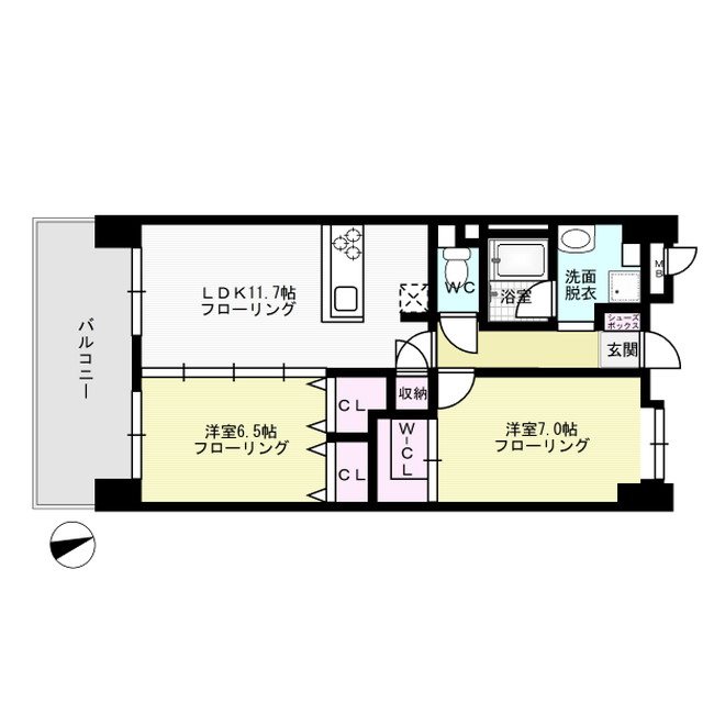 ヘスティア大濠 間取り