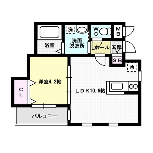 ルミウス中洲  間取り