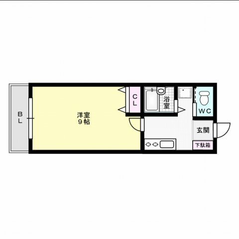 クリビア室見(旧ルミエール室見） 間取り
