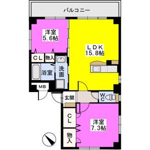 リバーサイド博多 間取り
