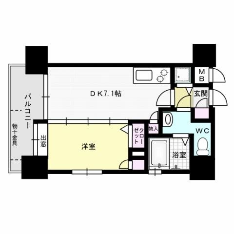 ドゥーエ平尾   間取り