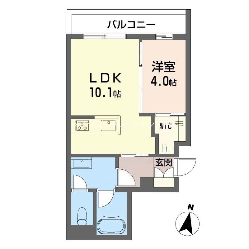 シャーメゾン　アンビエラ　トウジン 間取り