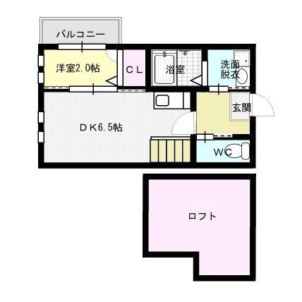 ビータス賀茂参番館～ネット無料～ 間取り