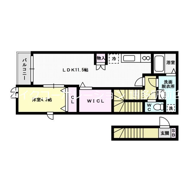ウェールコマ博多南 間取り