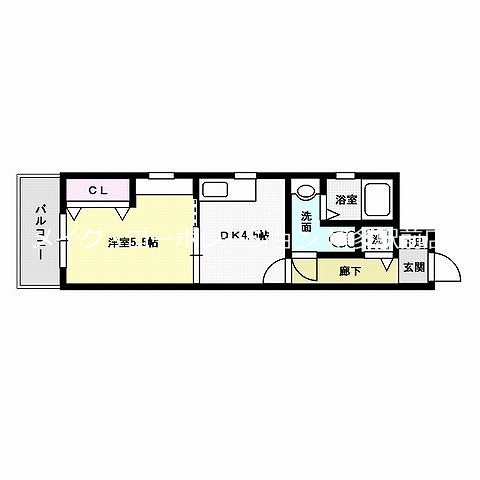 アイセレブ天神東 間取り