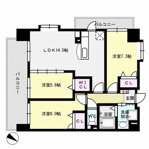 グレースマンション博多駅東 間取り