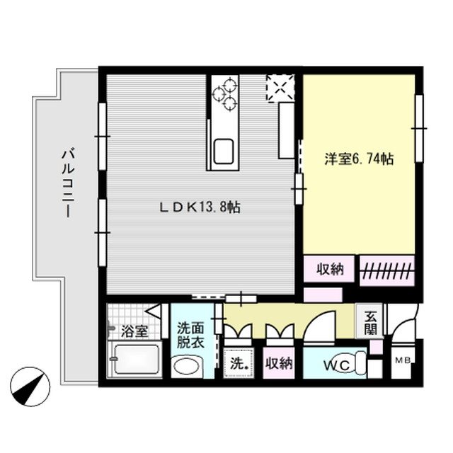 光第2ビル 107号室 間取り