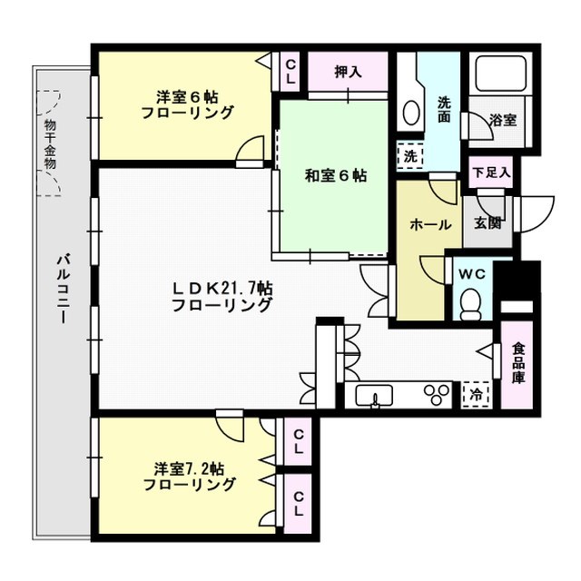 コアマンション大手門タワー 間取り