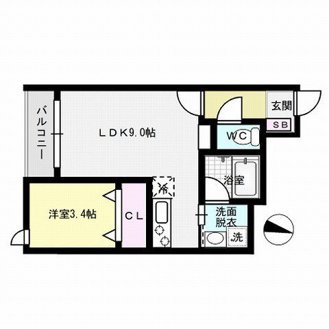 Ｌ’Ｏｐｕｓ賀茂(ル・オーパス賀茂) 間取り