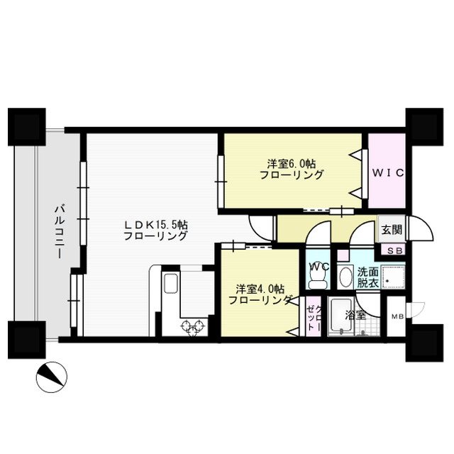 クリエート薬院 間取り