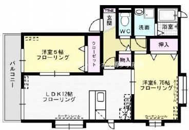 Ｔ＆Ｍ東雲Ⅱ 201号室 間取り