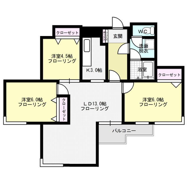 アークヒルズ警固 間取り