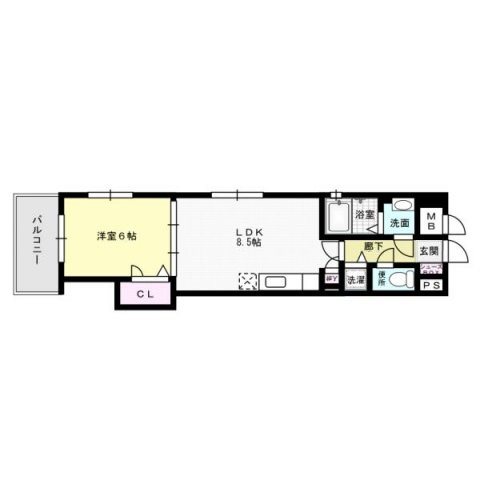 プレジオ荒江 間取り