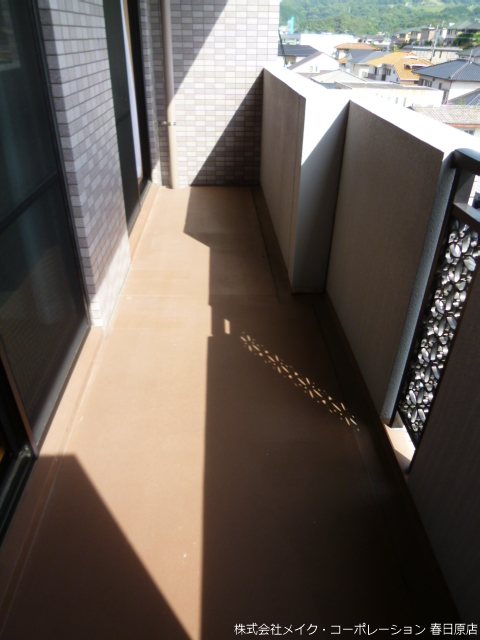 写真は同型タイプ ソシアつつじヶ丘 ベランダ