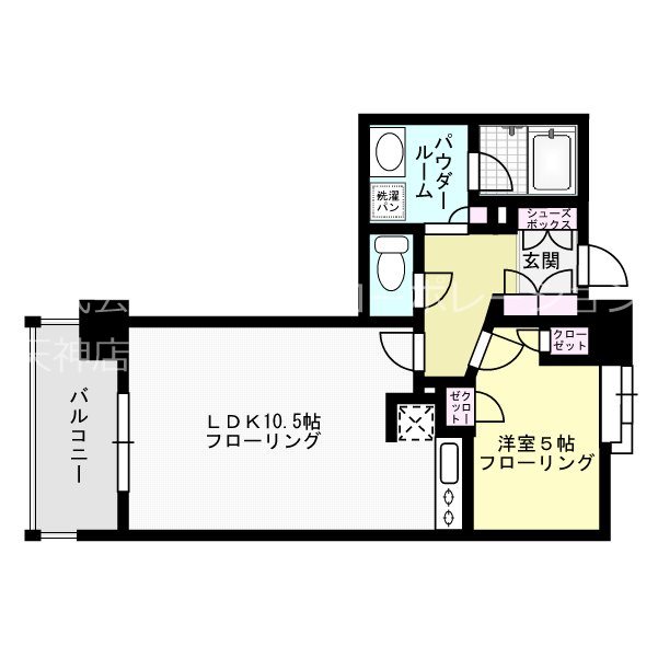 パークアクシス六本松 間取り