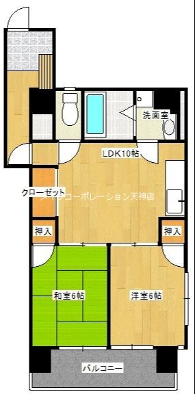 イメイブル・ド・舞鶴 間取り