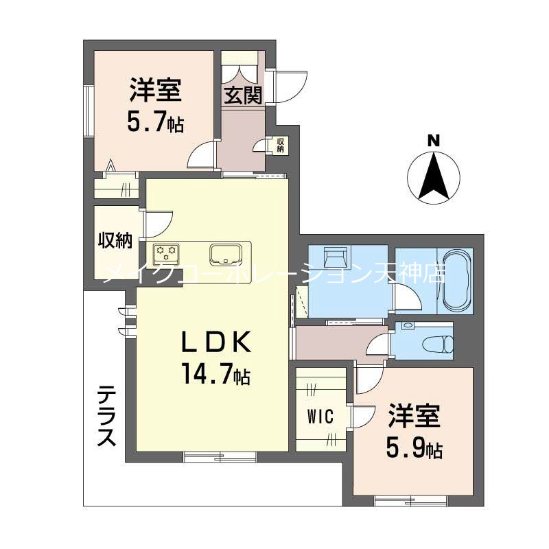 グランフォレスト赤坂 間取り