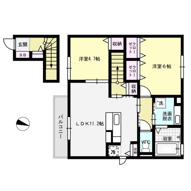 seed 202号室 間取り