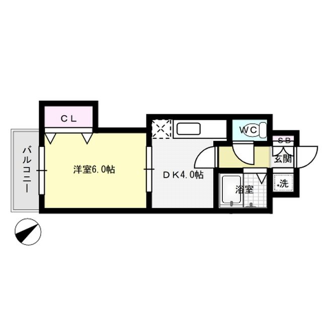 クロスステージ博多駅前  間取り