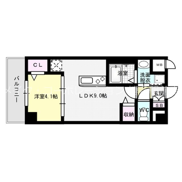 ヴァロアール博多 間取り