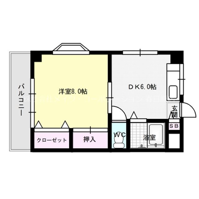 コーポオリエール 間取り