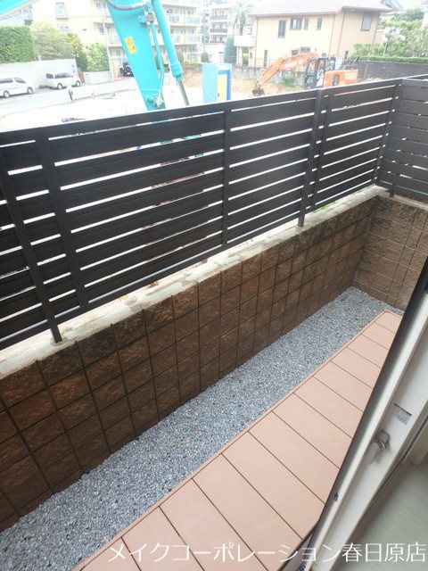 リピエーノ タカミヤ B棟 ベランダ