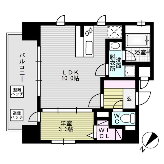 アクタス博多パークシティ 間取り
