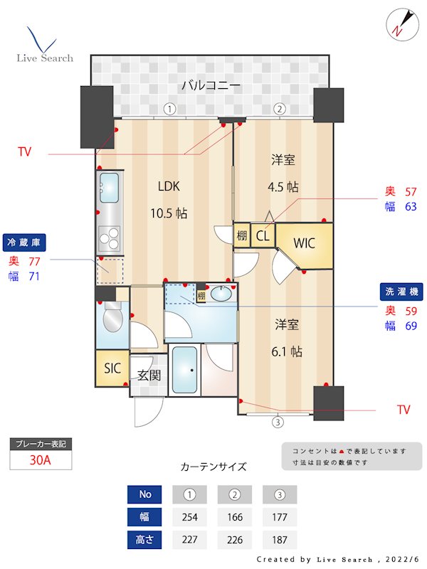 ルキシア薬院 間取り