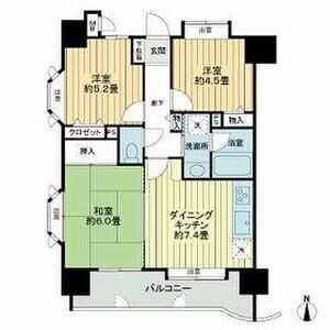 ロマネスク西公園第６ 間取り
