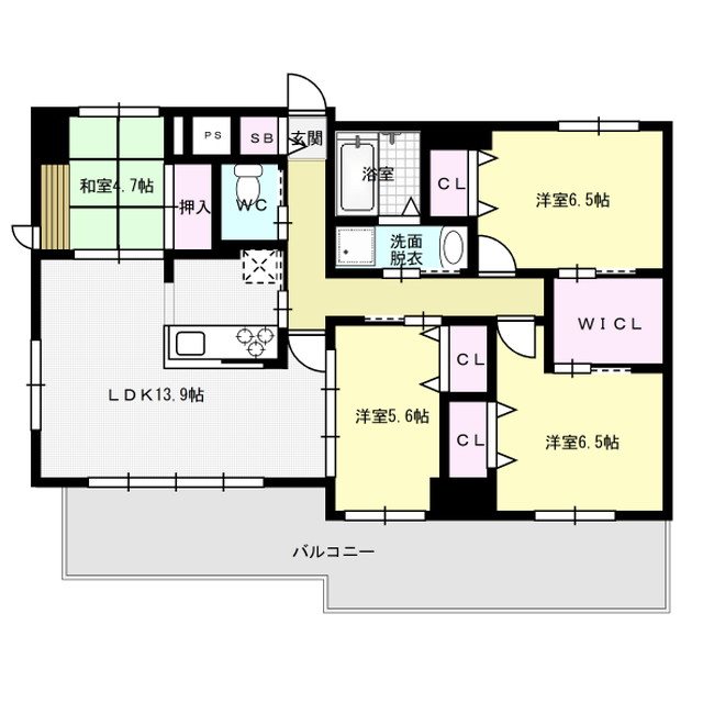 BPRレジデンス高宮  間取り図