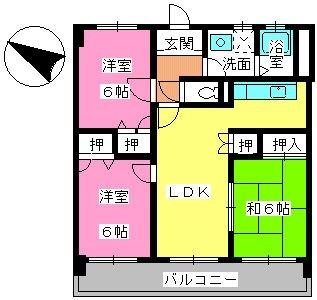 エイトパル大橋東 間取り