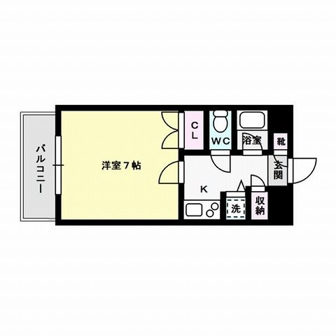 ロイヤルコンフォート荒江Ⅱ 間取り